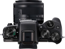 Canon EOS M5 Systemkamera 24.2 MP inkl. EF-M 15-45mm Objektiv mit EF-EOS M Adapter