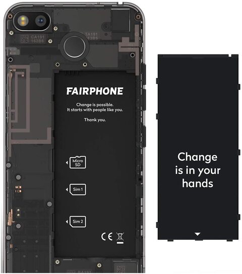 Fairphone 3 64GB Dual-SIM schwarz