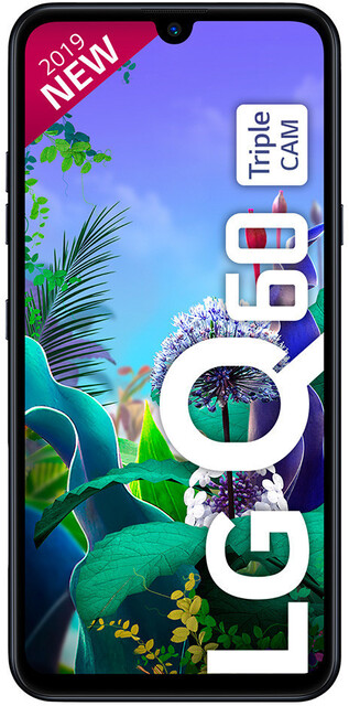 LG Q60 64GB Single-SIM New Aurora Black Wie Neu