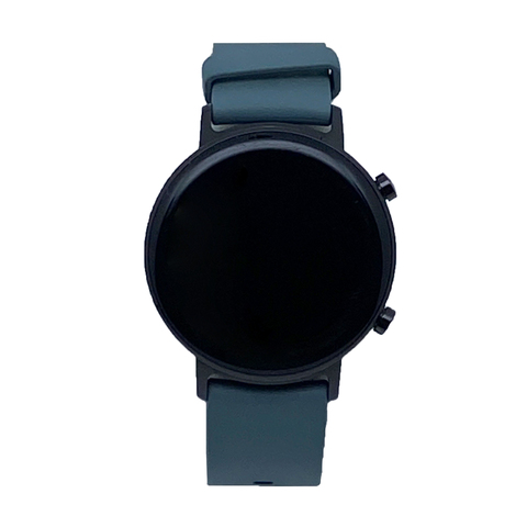 Huawei Watch GT2 42mm Bluetooth Silikonarmband blau Edelstahlgehäuse schwarz