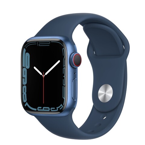 Apple Watch Series 7 41mm GPS Sportarmband blau Aluminiumgehäuse blau