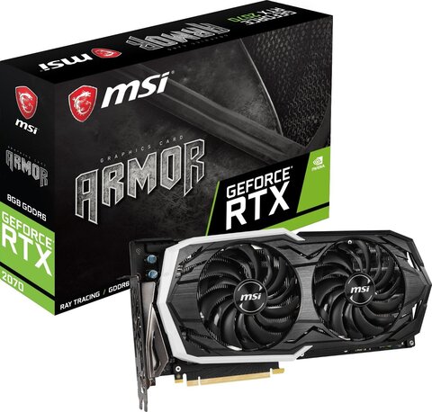 Refurbished MSI GeForce RTX2070 Armor 8GB GDDR6 für 209.00 EUR