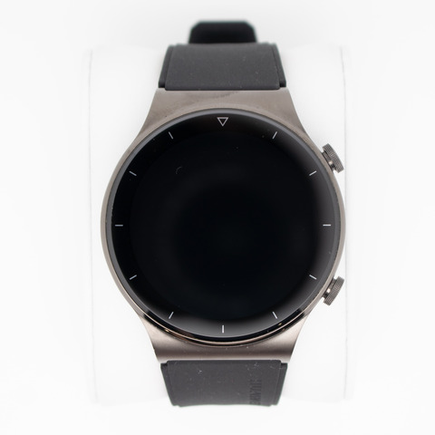 Huawei Watch GT 2 Pro 46mm Bluetooth Titangehäuse silber Kunststoffarmband schwarz