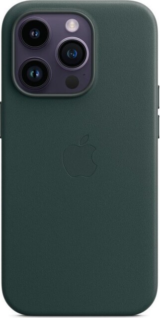Apple iPhone 14 Pro Leder Case MagSafe waldgrün