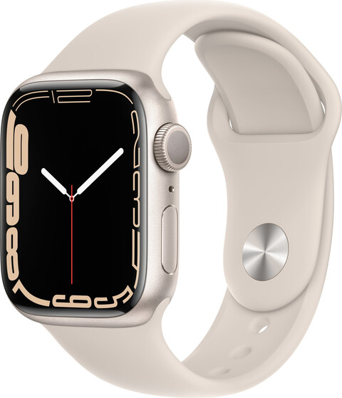 Apple Watch Series 7 41mm GPS Sportarmband polarstern Aluminiumgehäuse polarstern 