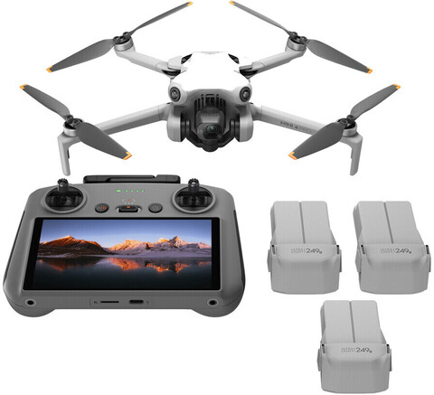 Refurbished DJI Mini 4 Pro Fly More Combo mit DJI RC 2 Fernsteuerung grau für 1050.00 EUR