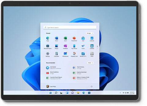 Microsoft Surface Pro 8 13 Zoll i5-1145G7 1.1GHz 16GB RAM 256GB SSD platin
