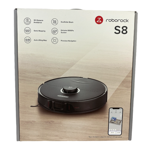 Roborock S8 Saugroboter schwarz