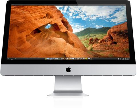 Refurbished Apple iMac 2013 27 Zoll i5-4570 3.2GHz 8GB RAM 1TB GeForce GT 755M silber für 374.85 EUR