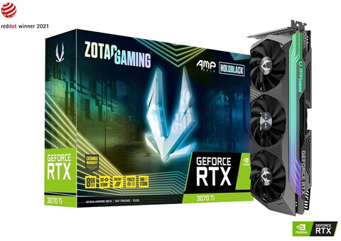 Refurbished Zotac GeForce RTX 3070 Ti AMP Holo 8GB GDDR6X für 575.00 EUR