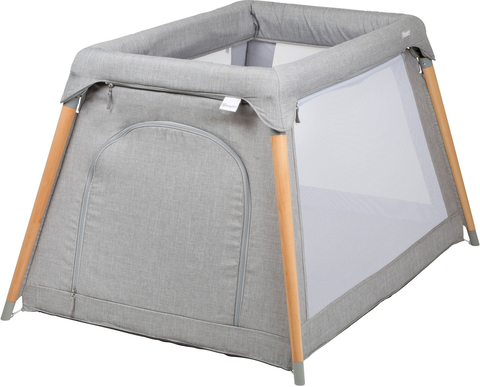 BabyGo Groovy Reisebett mit Neugeboreneneinsatz Grau