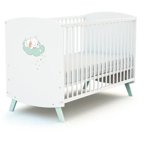 AT4 Babybett Disney Up in the Sky Winnie Weiß