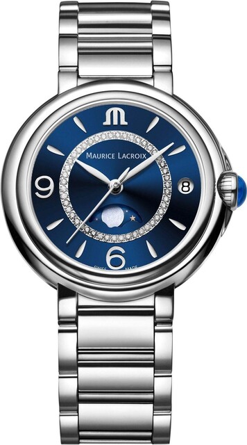 Maurice Lacroix Fiaba Moonphase Damenuhr Edelstahl silber 32mm - Neu