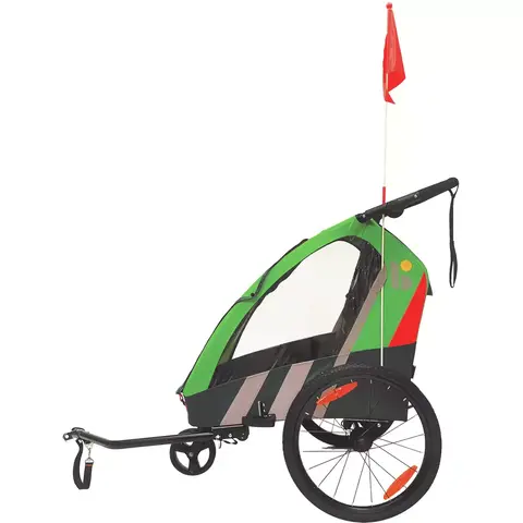 Bellelli Fahrradanhänger Trailblazer Light Green/Silver