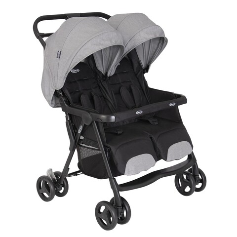 Graco DuoRider Geschwisterwagen steeple gray