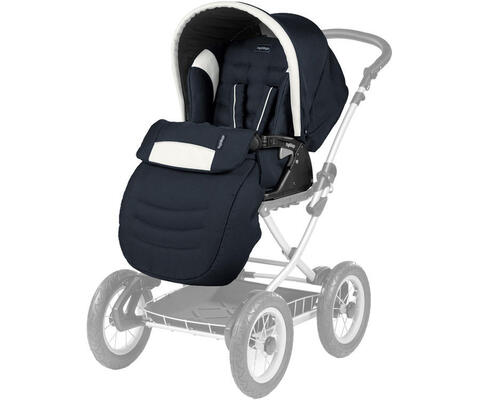 Peg Perego Culla Elite Luxe Blau – Sportwagenaufsatz für Kinderwagen - Neu
