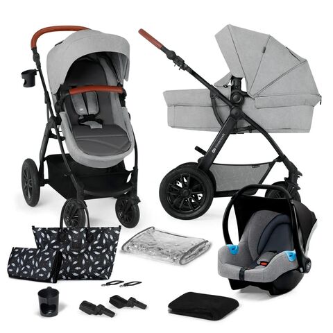 Kinderkraft Kombikinderwagen 3in1 XMOOV light gray