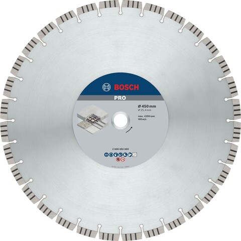 Bosch Professional Diamanttrennscheibe 450x3,6mm für Beton - Neu