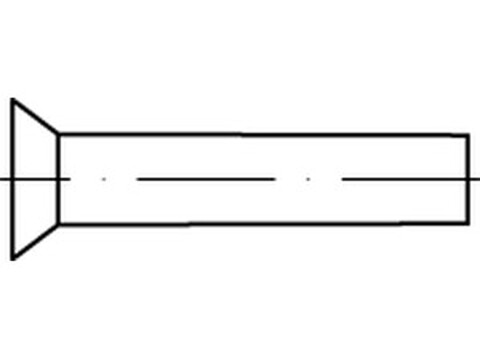 DIN 661 Senkniet Kupfer blank ø6 x 30mm - Nineka Handels GmbH - Neu