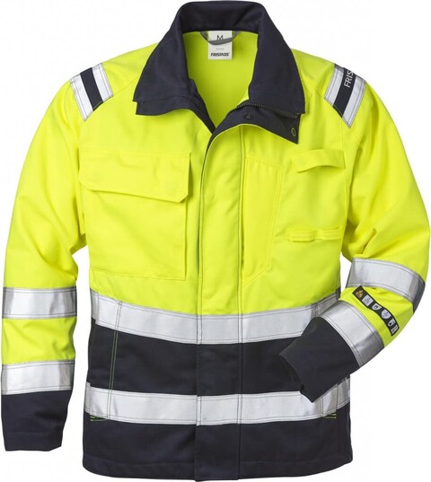 Fristads Flamestat Damenjacke 4275 ATHS Warnschutz-Gelb/Marine - Neu