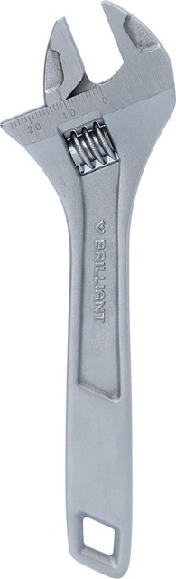 Brilliant Tools Rollgabelschlüssel 12" 0-34 mm Chrom-Vanadium-Stahl - Neu