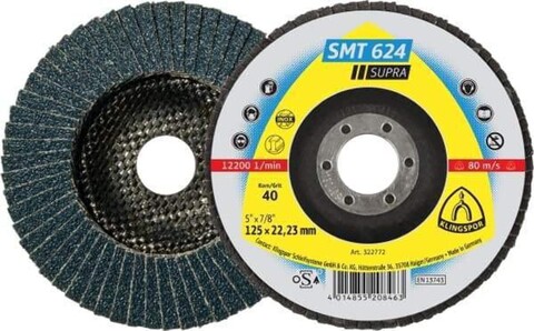 KLINGSPOR Schleifmopteller SMT 624 Supra für Stahl und Edelstahl - Neu