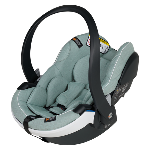 BeSafe iZi Go Modular X2 i-Size Babyschale Sea Green Melange - Wie neu