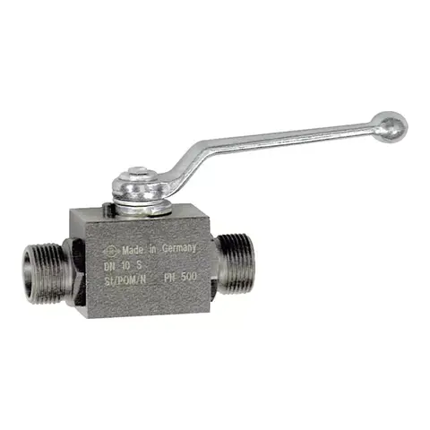 Riegler Kugelhahn Hochdruck schwere Reihe Stahl M36x2 DN20 - Neu