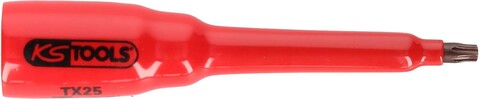 KS Tools 3/8" Bit-Stecknuss T40 mit Schutzisolierung, lang - Neu