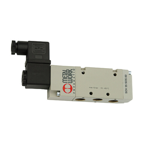 Riegler 5/3-Wegeventil pneumatisch Mitte geschlossen M5 - Neu