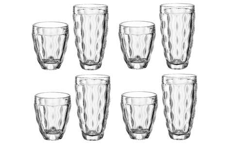 Leonardo BRINDISI Becherset transparent 8-tlg.