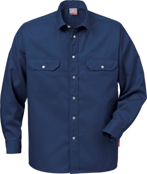 Fristads Baumwollhemd Langarm 720 BKS Marineblau Größe S - Neu