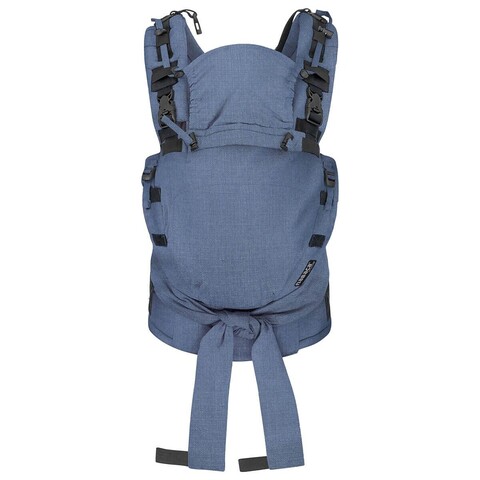 Hoppediz Nabaca Basic Set Babytrage für Rücken und Bauch marineblau