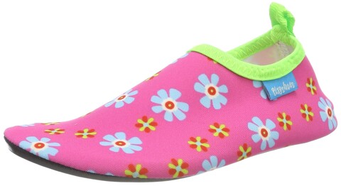 Playshoes Badeschuh Blumen pink