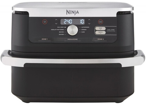 Ninja AF500DE Foodi FlexDrawer Heißluftfritteuse schwarz