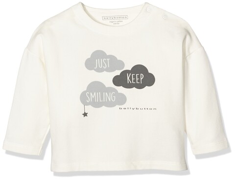 bellybutton Baby Sweatshirt snow white – Baby Pullover in Schneeweiß - Neu