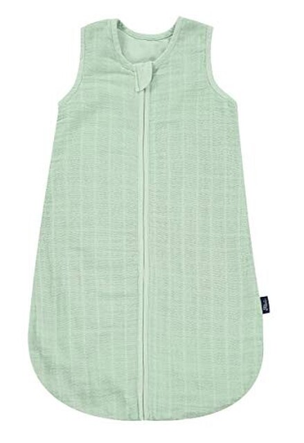 ALVI Mullschlafsack Uni Türkis – Leichter Sommerschlafsack für Babys - Wie neu