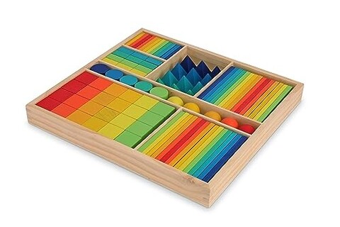 Kinderfeets® Holzbausteine Regenbogen