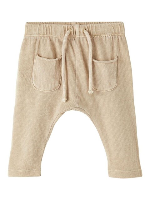 Lil'Atelier Hose Nbmlando Humus – Bio-Baumwoll-Babyhose mit Loose Fit - Wie neu