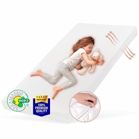 Kids Collective Kindermatratze  SMART, Babymatratze 90x2 weiß
