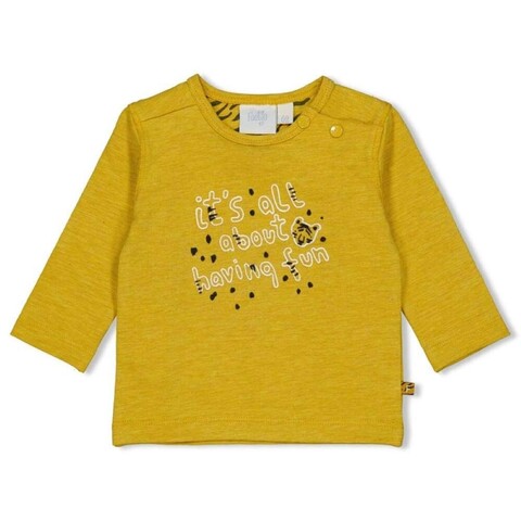 Feetje Longsleeve Go Wild Gelb – Langarmshirt für Babys - Neu