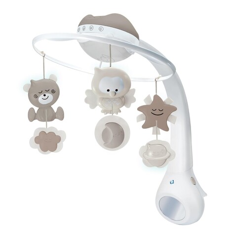 Infantino 3-in-1 Musikmobile mit Projektor in Grau - Wie neu