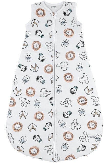 Meyco Baby Schlafsack Jersey wattiert Animal 110 cm – 2.5 Tog - Neu