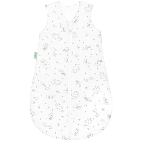 ODENWÄLDER Jersey-Schlafsack Animal Farm White – Baby Schlafsack - Gut