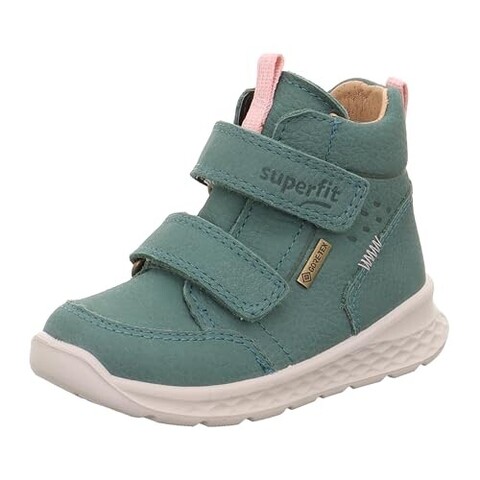 Superfit Halbschuh Breeze grün/rosa – Kinder Sneaker mit Klettverschluss - Gut