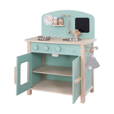 kindsgard Spielküche laekkermad small mint – Holz-Kinderküche mit Zubehör - Neu