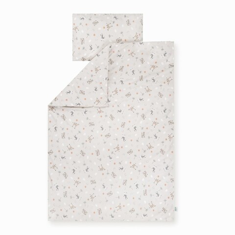 ZÖLLNER Bettwäsche Jersey Savanne beige 100x135cm