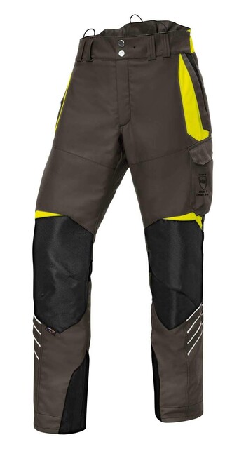 KÜBLER FOREST Schnittschutzhose PSA 3 Oliv/Warngelb – Arbeitshose - Neu