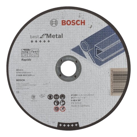 Bosch Trennscheibe Best for Metal Rapido A 46 V BF 180 mm 1,6 mm - Neu