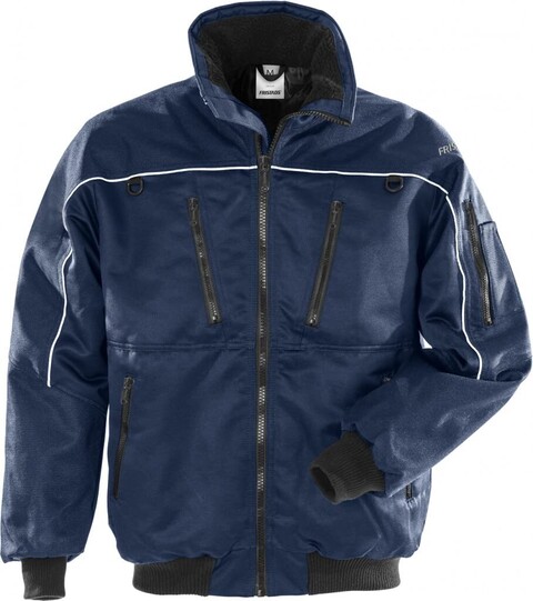 Fristads Winter Pilotenjacke 464 PP Größe L Marineblau – Arbeitsjacke - Neu